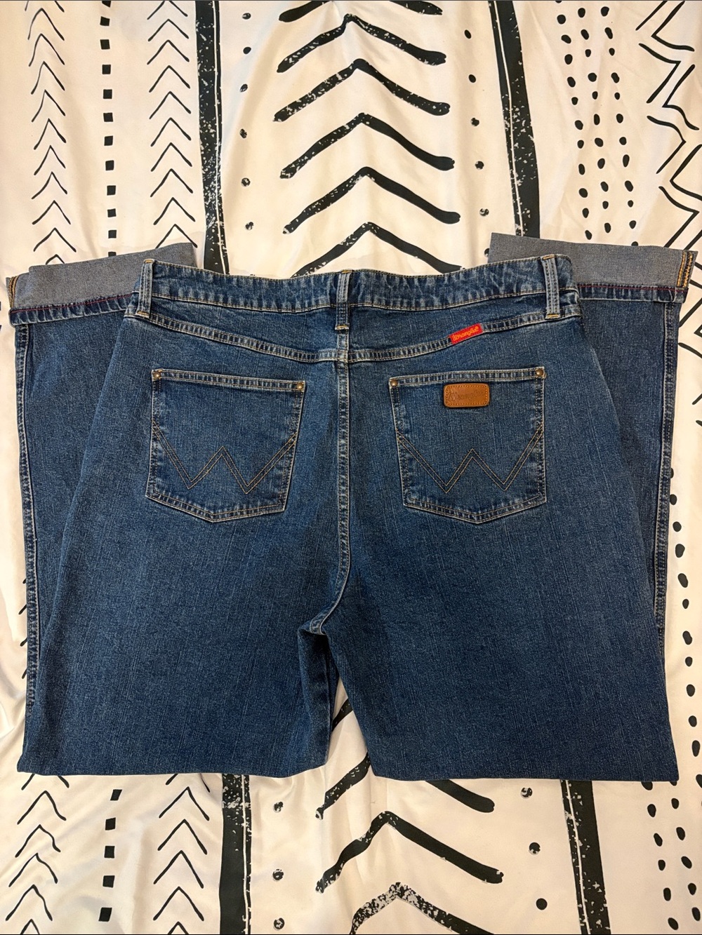 Wrangler Blue Straight-Leg Women's Jeans
